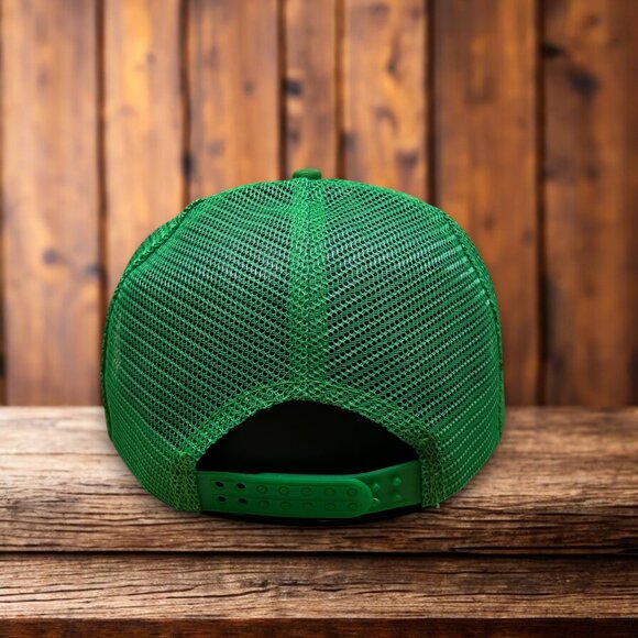 Jimmy Buffett Margaritaville Mens Trucker Hat Green Snapback Baseball Cap - Picture 2 of 4